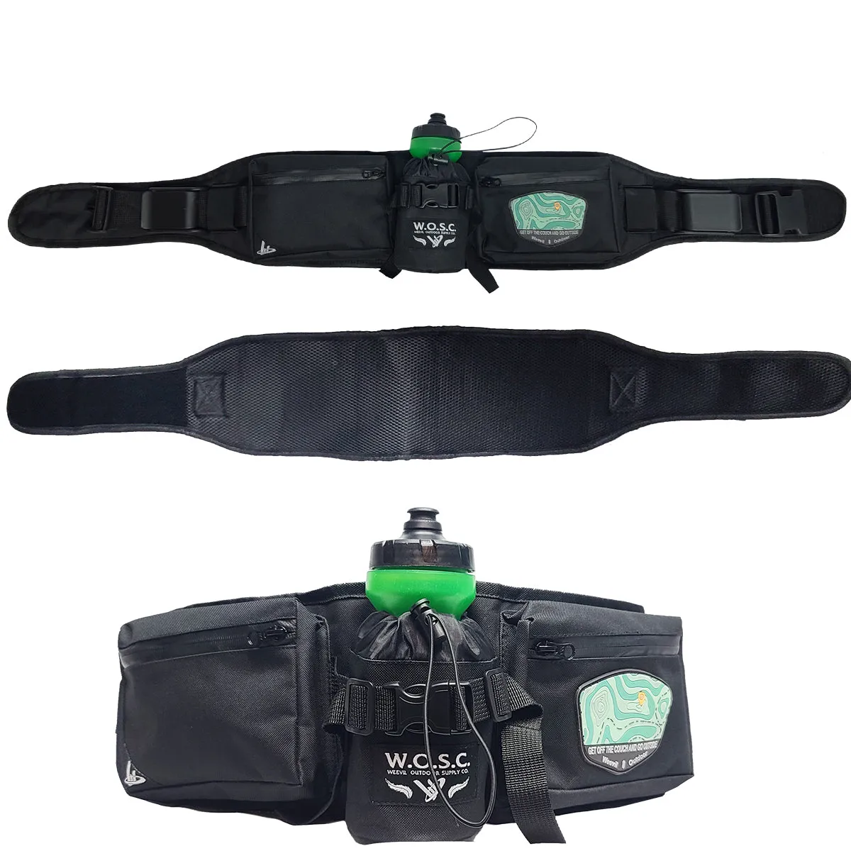 BURROSAK AIR // HIP PACK // GREEN