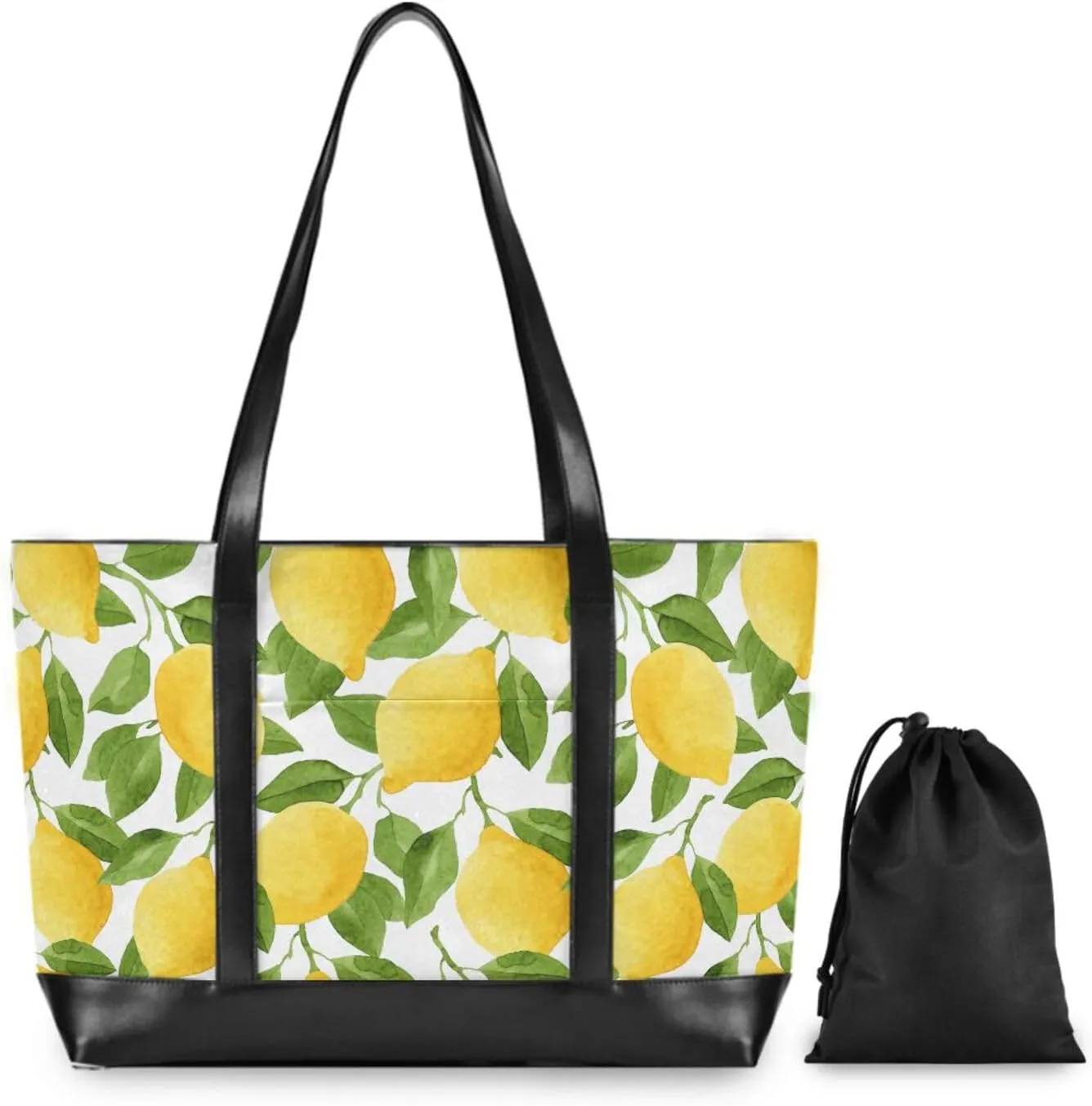 Butterflies Laptop Tote Bag for Women Travel Work Bag Handbags Purse Canvas Teacher Tote Bags with Zipper