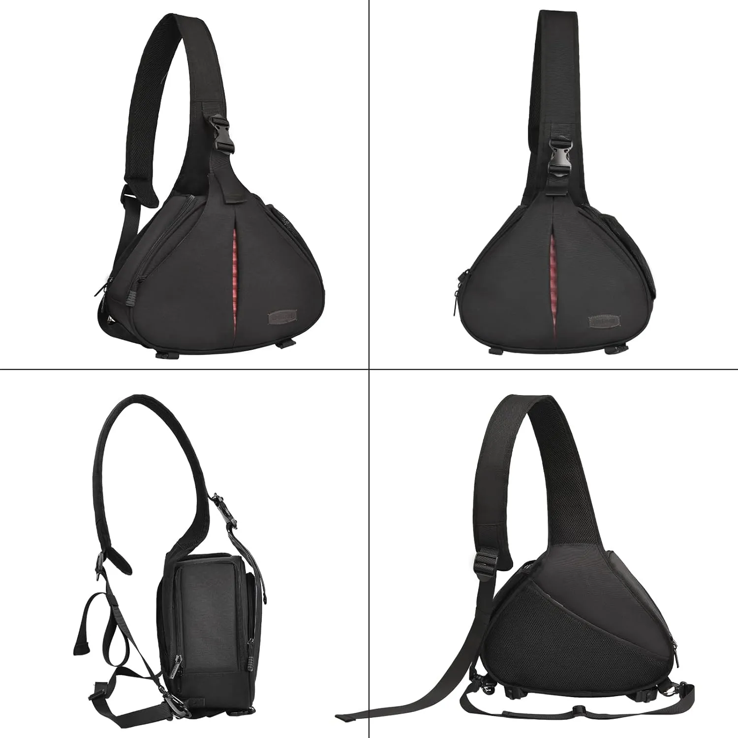 CADeN Camera Bag Sling Shoulder Bag Camera Case Waterproof with Rain Cover Tripod Holder, Compatible for DSLR/SLR Cameras (Canon Nikon Sony Pentax) and Accessories Shoulder Camera Bag