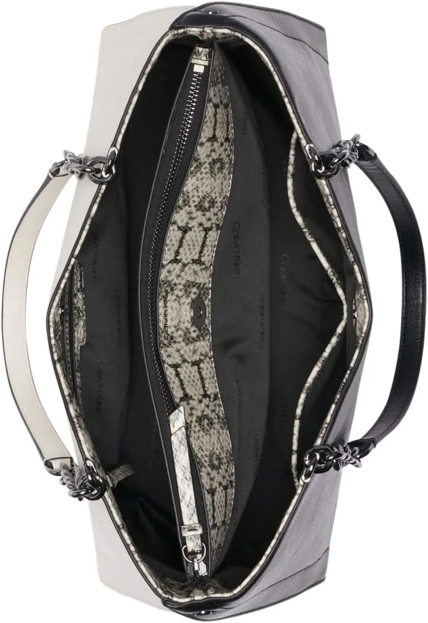 Calvin Klein Nova Triple Compartment Chain Tote