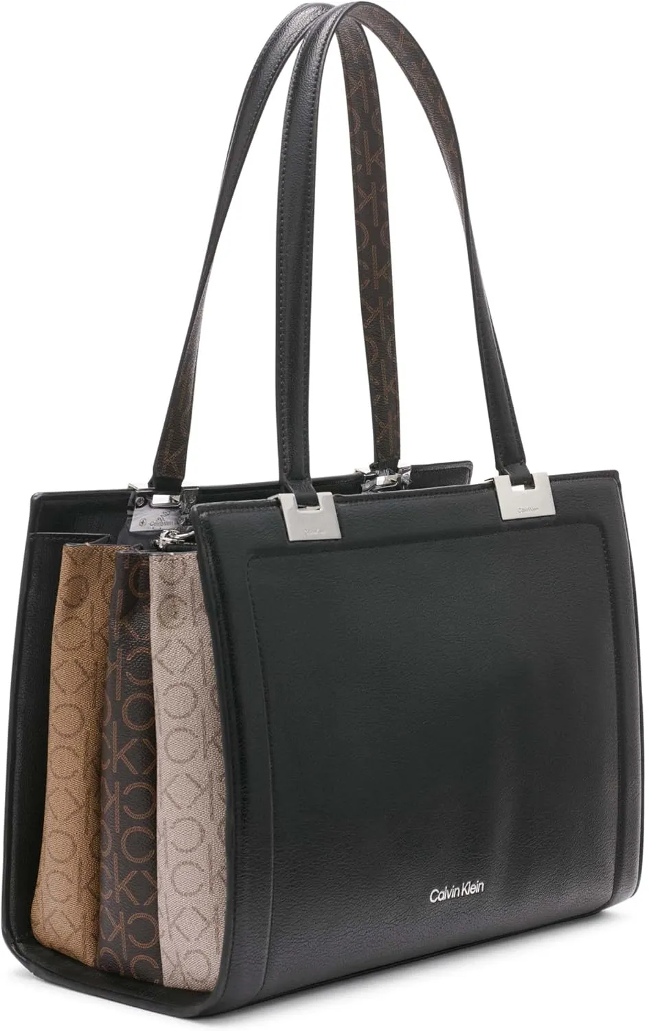 Calvin Klein Palm Triple Compartment Organizational Tote