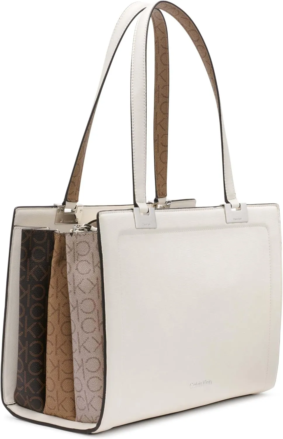 Calvin Klein Palm Triple Compartment Organizational Tote