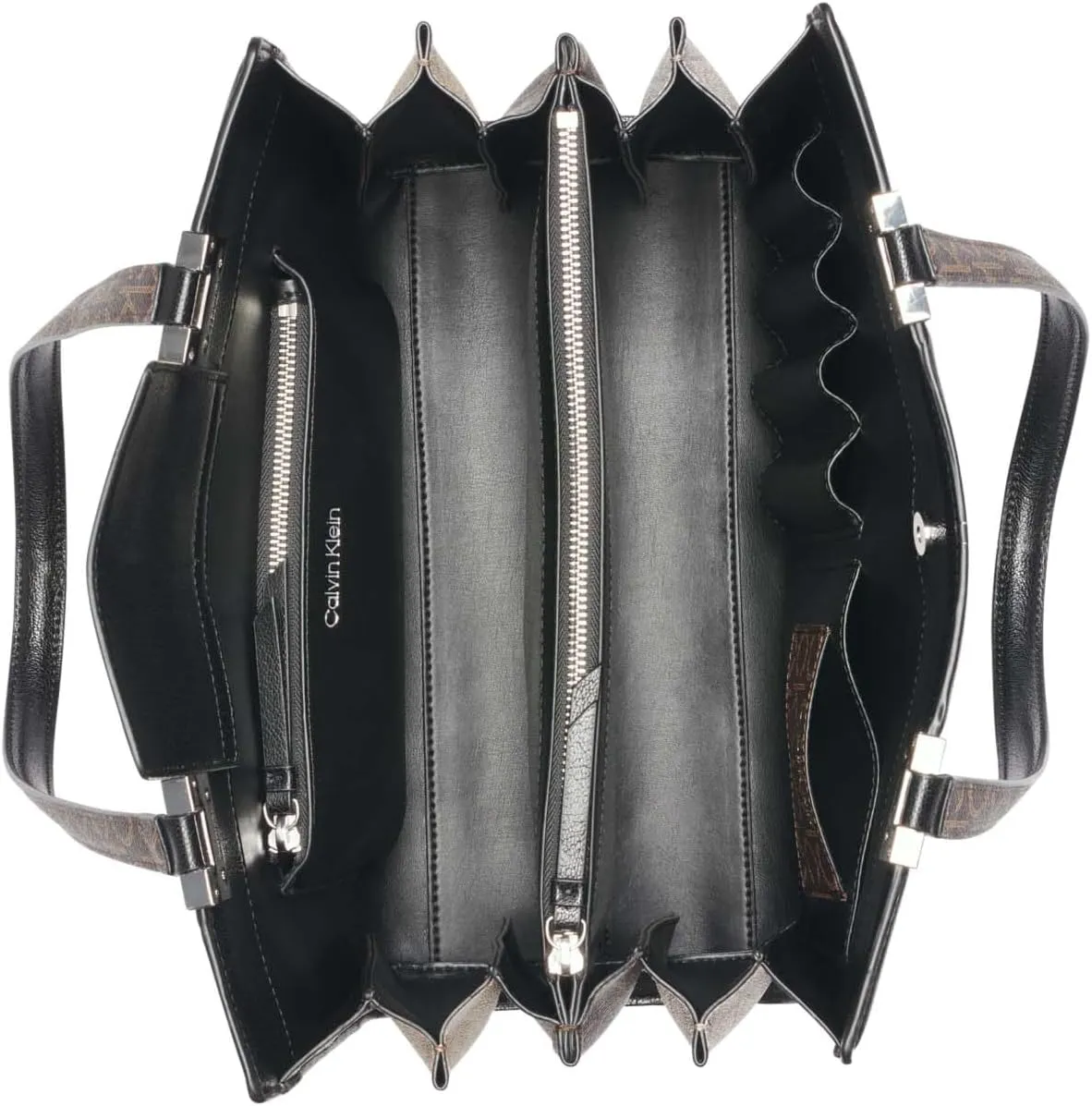Calvin Klein Palm Triple Compartment Organizational Tote