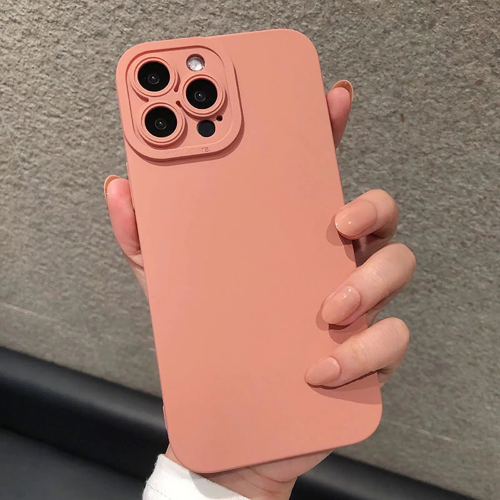 Camera Lens Cover Shockproof Silicone Case For Apple iPhone 14 Pink