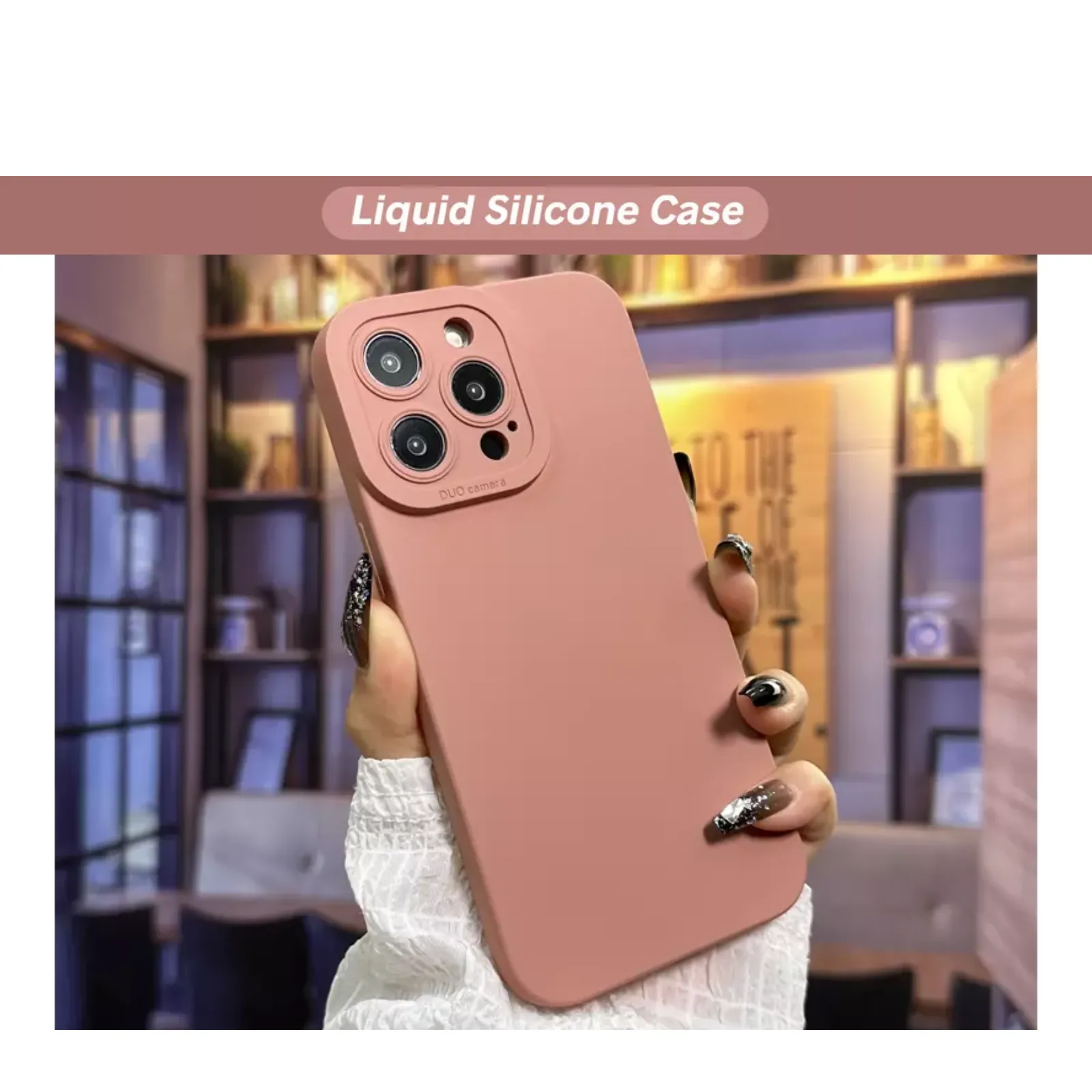 Camera Lens Cover Shockproof Silicone Case For Apple iPhone 14 Pink