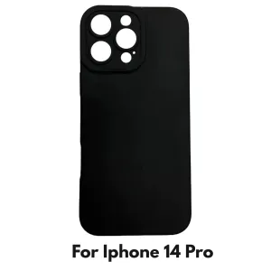 Camera Lens Cover Shockproof Silicone Case For Apple iPhone 14 Pro Black