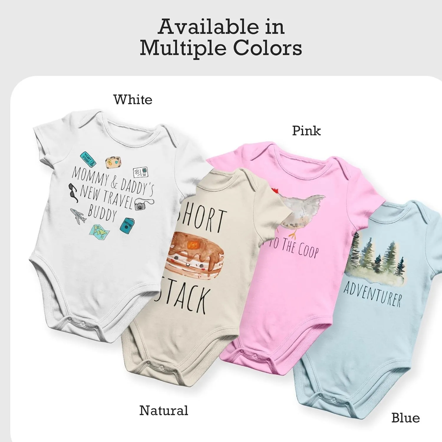 Camera Zoom Lens - Baby Boy Girl Clothes Bodysuit Funny Cute