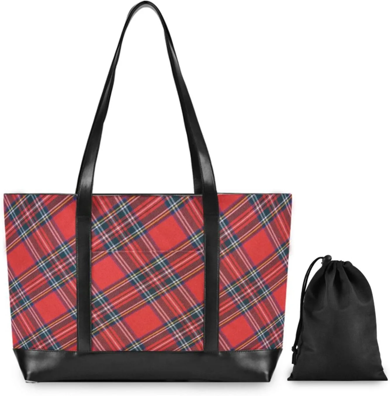 Canvas Laptop Tote Bag for Women - Work & Travel with Zipper