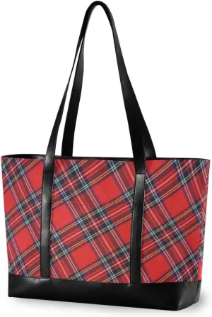 Canvas Laptop Tote Bag for Women - Work & Travel with Zipper