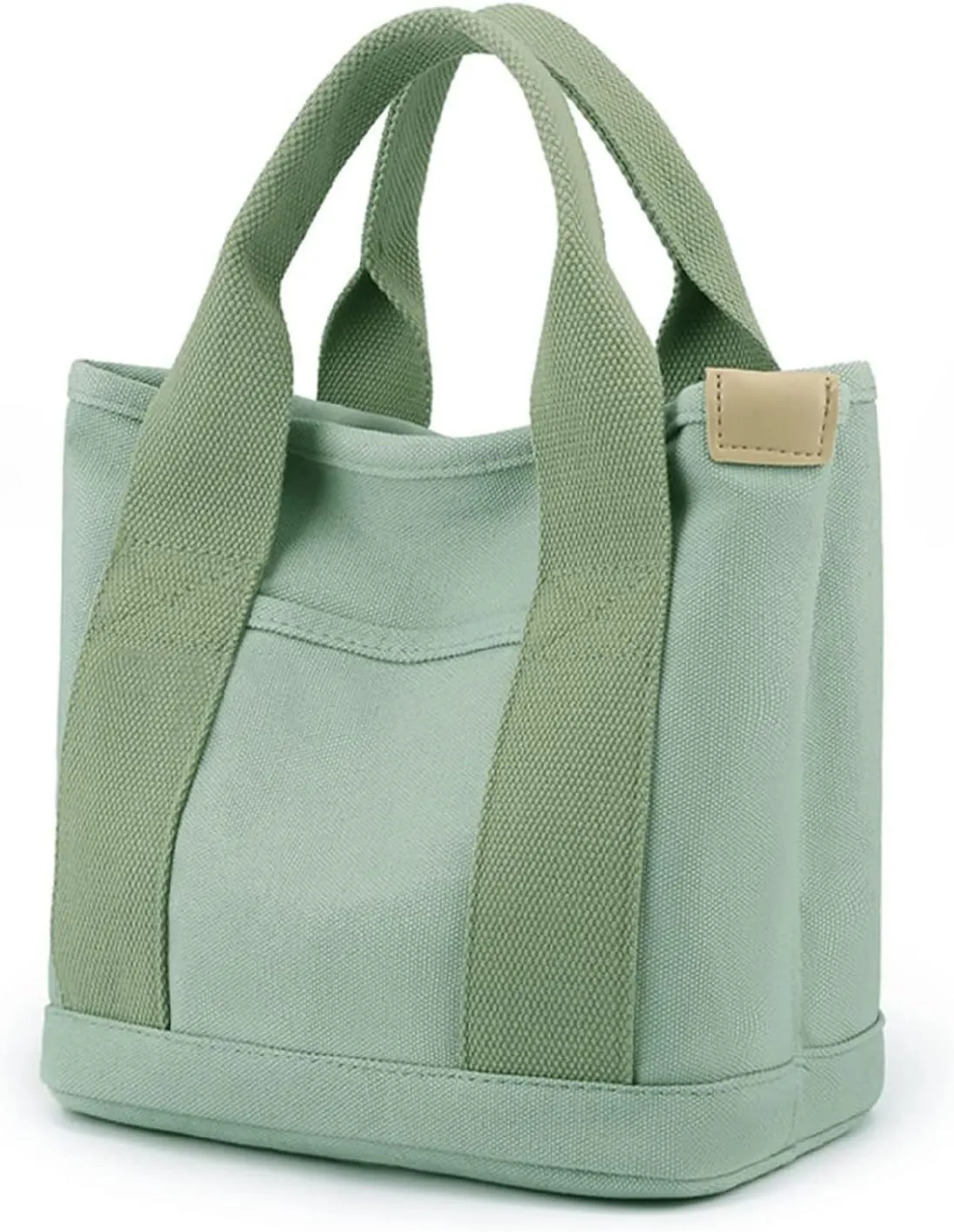 Canvas Tote Bag for Women,Small Totes Bags with Zipper Cute Crossbody Purse with Pockets Large Shoulder Handbag,2 Sizes