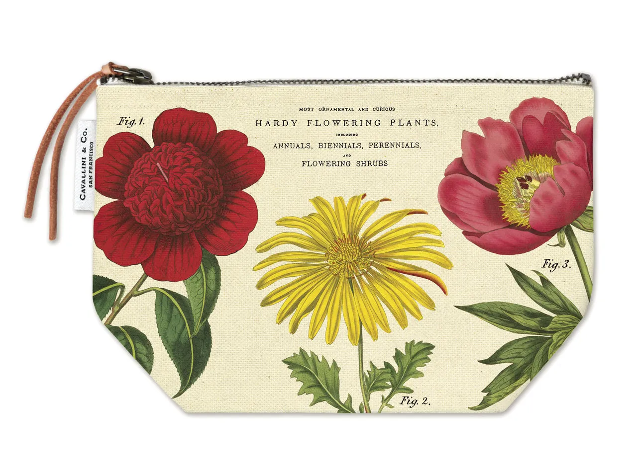 Cavallini & Co. Vintage Pouch- Botanica
