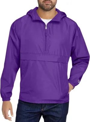 Champion Men's Packable Anorak Quarter-Zip Jacket