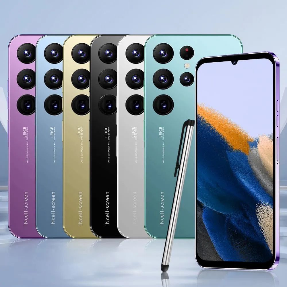 Cheap Smartphone， 6.6'' HD Display, Android 10 OS, 16GB ROM(Extendable to 128GB), Dual SIM Dual Camera, WiFi,GPS,Face ID Mobile Phones (Blue)