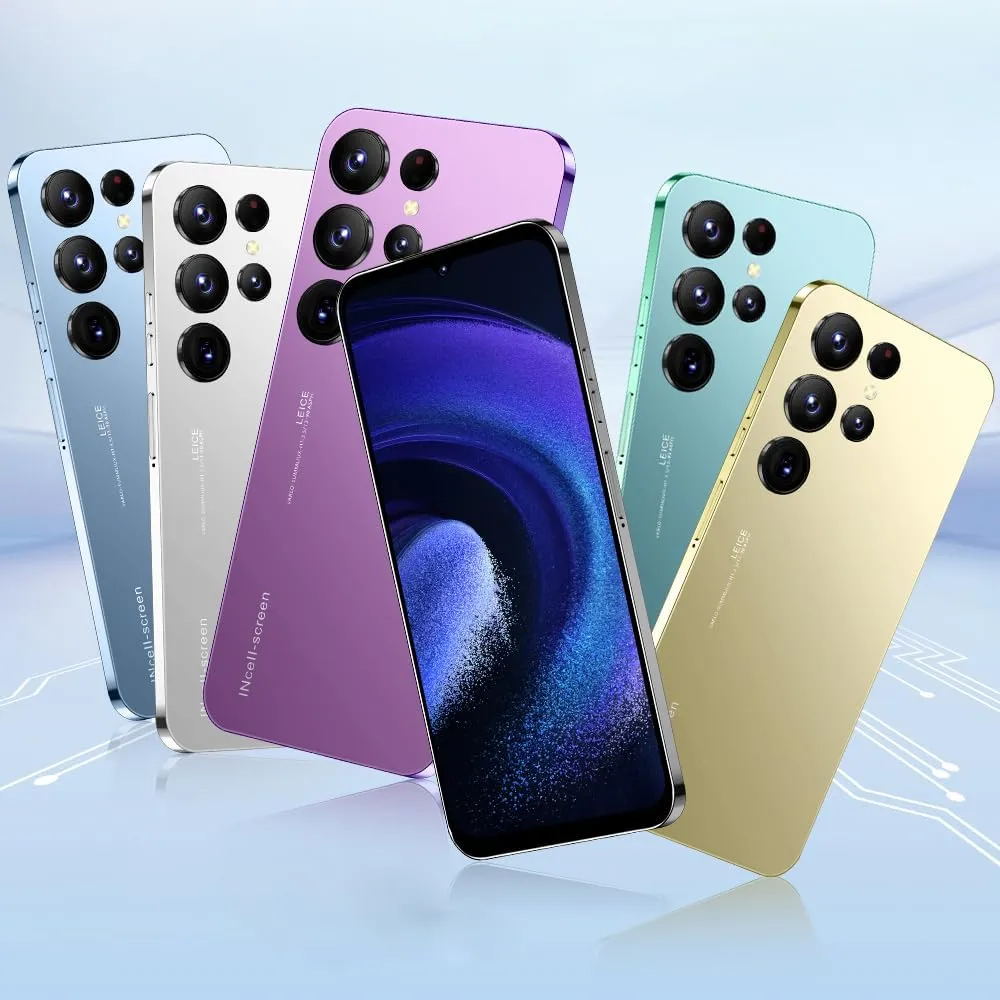 Cheap Smartphone， 6.6'' HD Display, Android 10 OS, 16GB ROM(Extendable to 128GB), Dual SIM Dual Camera, WiFi,GPS,Face ID Mobile Phones (Blue)