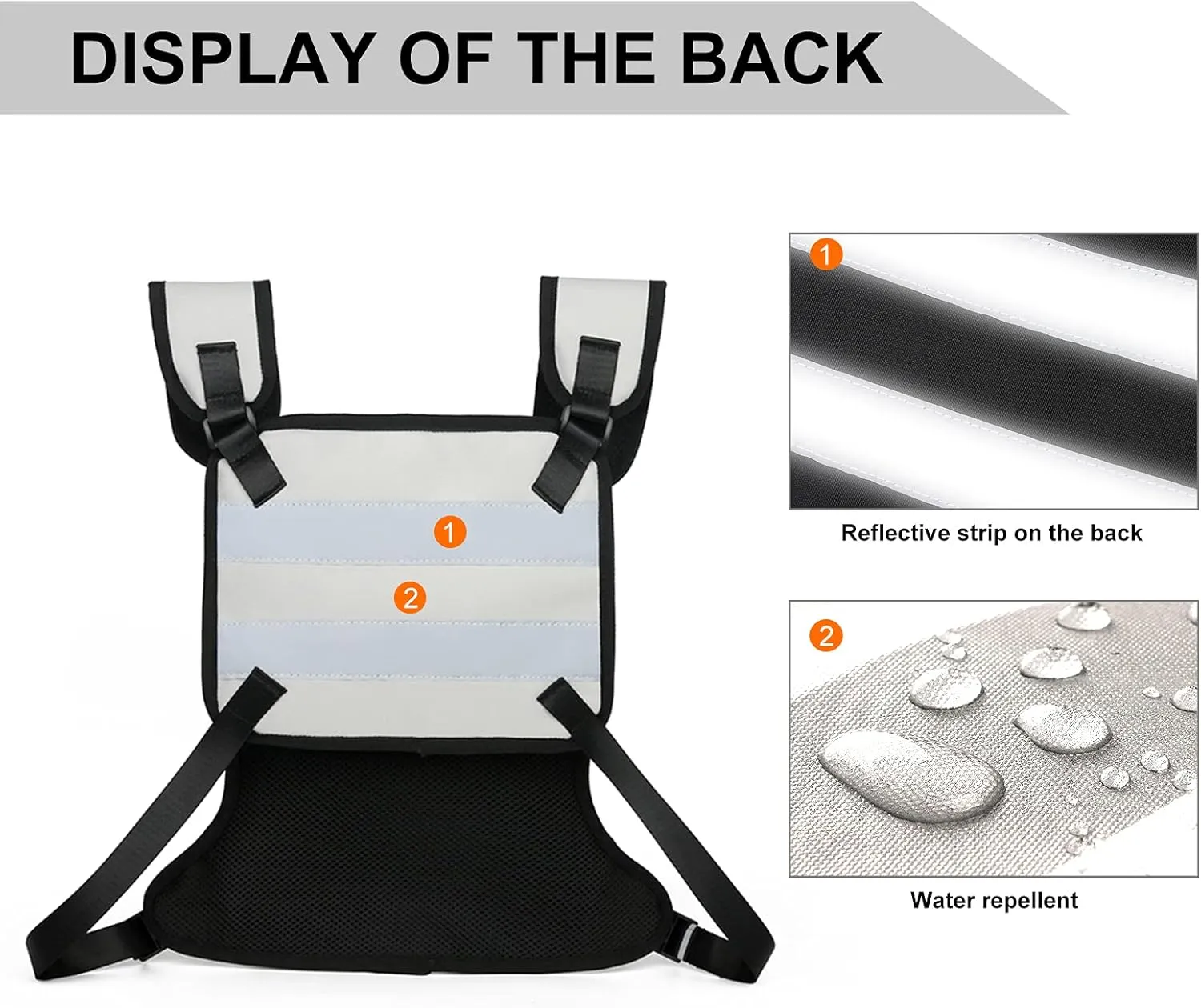 Chest Bag Casual Daypacks Vest Multipurpose Backpack for Running Exercise Hiking