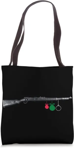 Christmas Ordnance rifle crossed - K98k Tote Bag