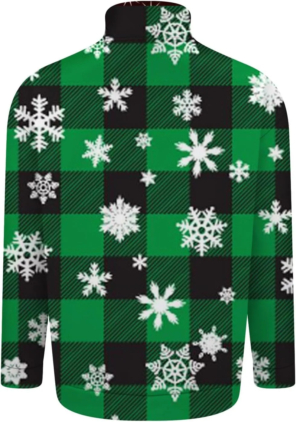 Christmas Sweaters Men Ugly Sweatshirts Funny Holiday Pullovers Button Long Sleeve Lightweight Big Tall Polo Shirts