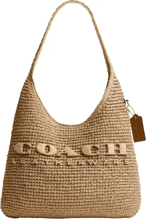 Coach Women's Straw Brooklyn Shoulder Bag 28