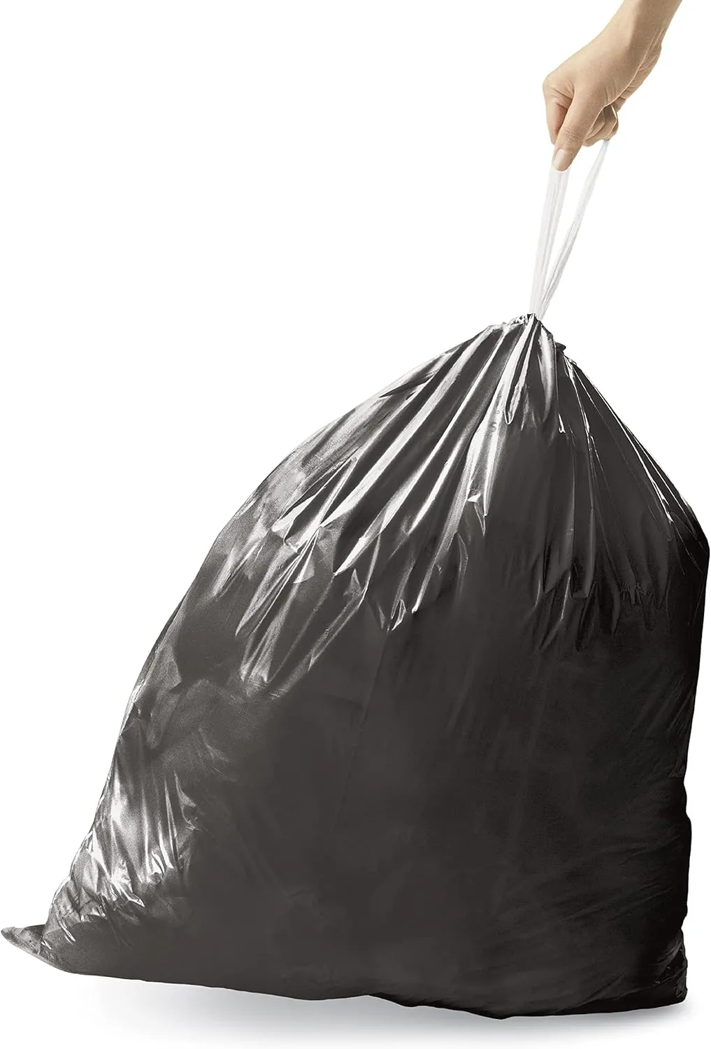 Code M Odorsorb Custom Fit Drawstring Odor Absorbing Trash Bags in Dispenser Packs, 60 Count, 45 Liter / 12 Gallon