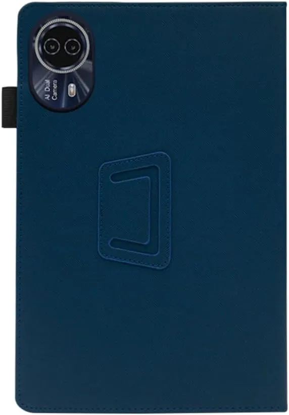 Compatible with Teclast T65 Max 12.95- INCH Tablet case, Full Coverage Ultra Slim PU Leather Cover Case with Folding Stand Cover Rugged with Auto Sleep/Wake (Blue)