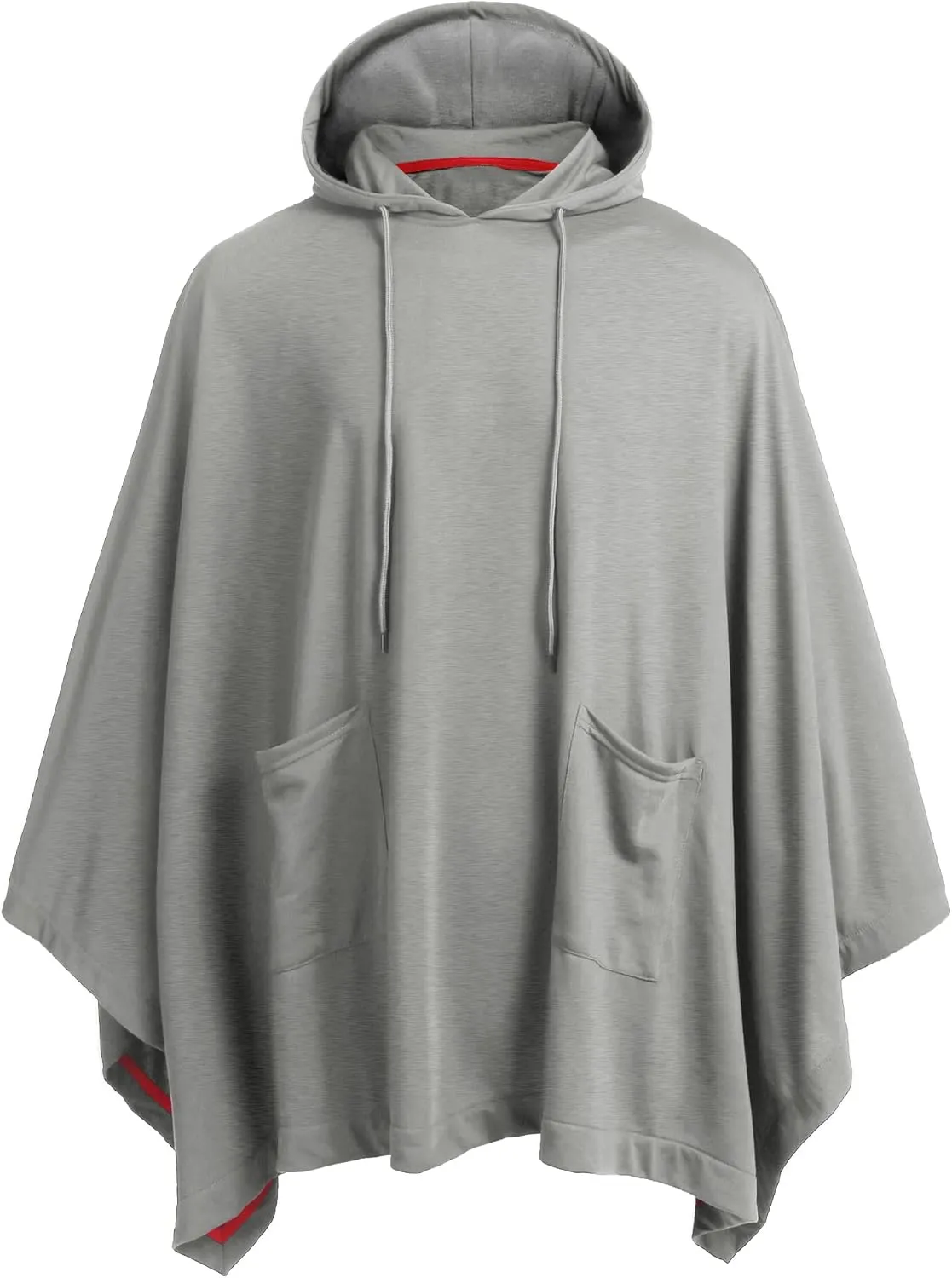 COOFANDY Unisex Casual Hooded Poncho Cape Cloak Fashion Coat Hoodie Pullover with Pocket