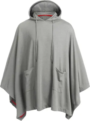 COOFANDY Unisex Casual Hooded Poncho Cape Cloak Fashion Coat Hoodie Pullover with Pocket