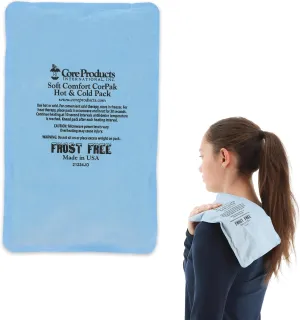 Core Products Soft Comfort CorPak, No Frost Hot and Cold Therapy Pack - 6" x 10", Made in The USA