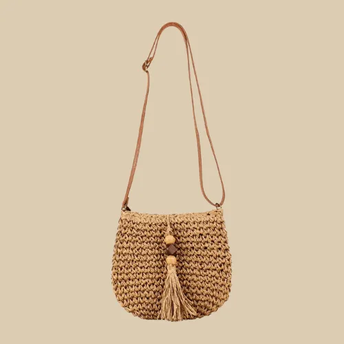 Crochet Crossbody Mini Bag