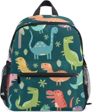 Cute Kids Back Pack Crown Floral Llama Todder Backpack Lightweight Preschool Kindergarten Book Bag Practical and Durable Daycare Bag for Travel,Toys