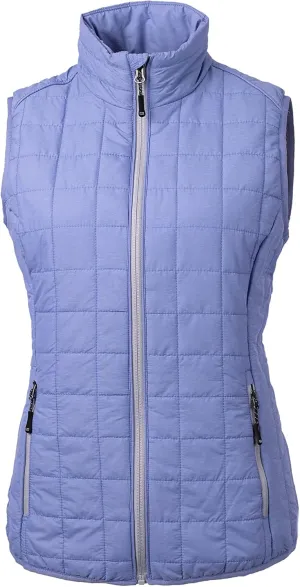 Cutter & Buck Rainier Primaloft Womens Eco Insulated Full Zip Puffer Vest
