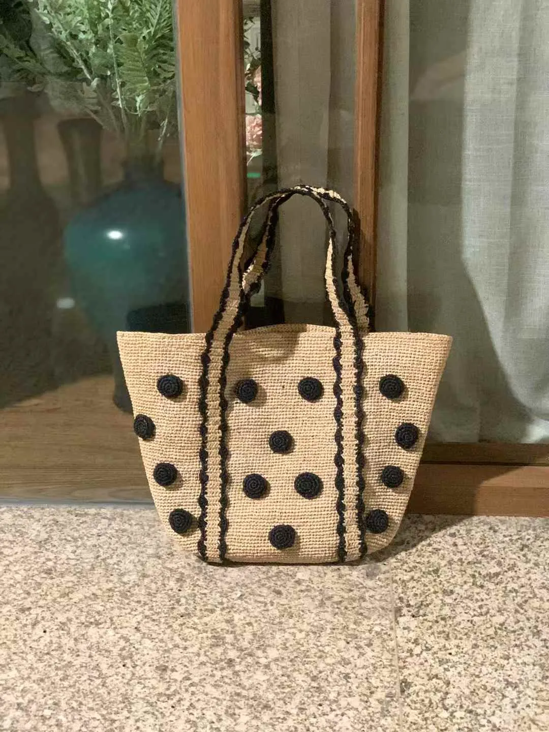 Dain Raffia Bag