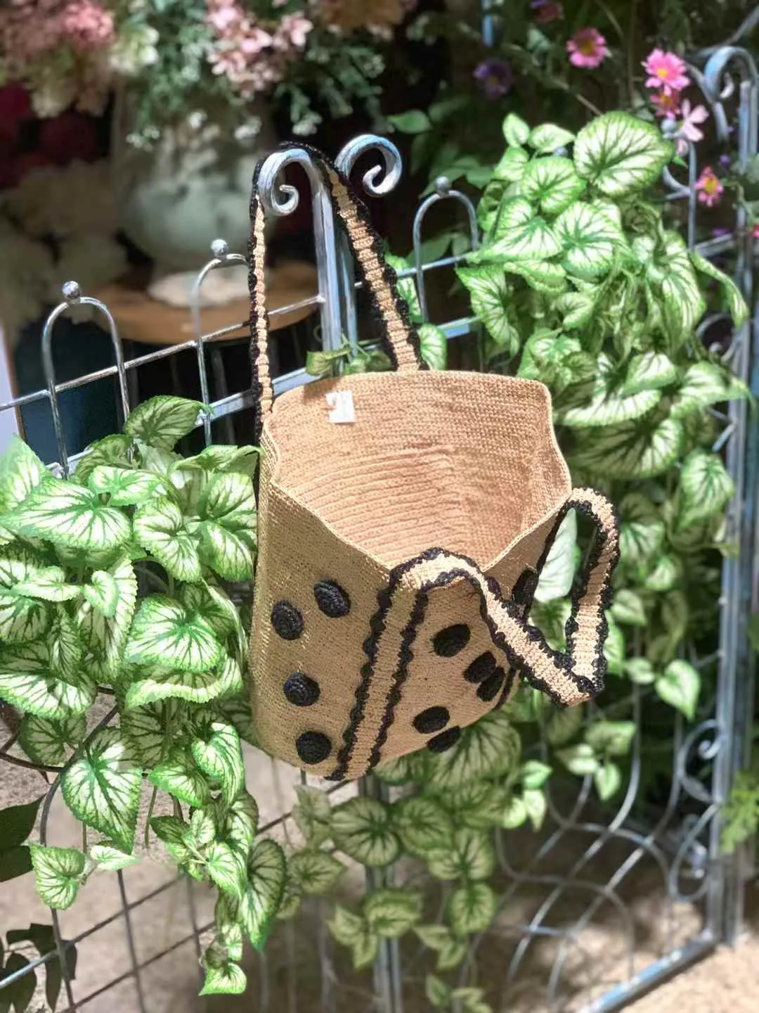 Dain Raffia Bag