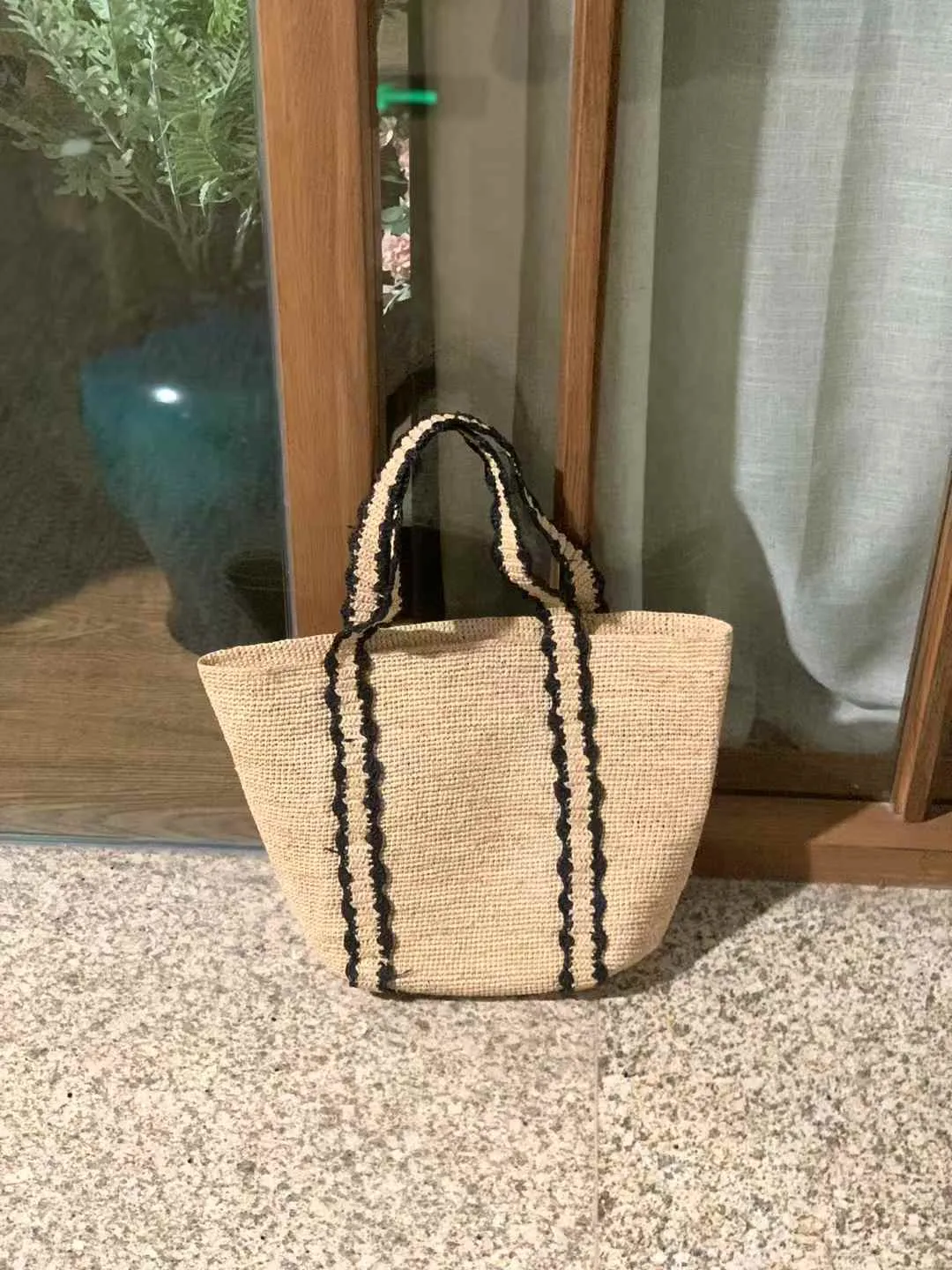 Dain Raffia Bag