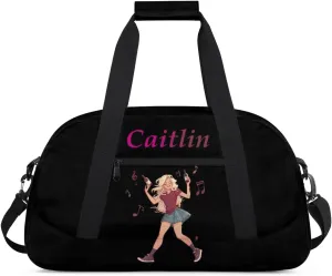 Dance Duffle-Bag for Teens Girls,Custom Hip-Hop-Bag for Dancer,Carry-on Lightweight for Travel-Duffle,Overnight,Workout Hip-hop Dance Red