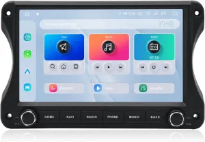 Dasaita Android 13 Car Stereo Upgrade for Jeep Wrangler JL & Gladiator JT 2018-2022 Wireless Carplay & Android Auto, 10.2" Touch Screen, 8GB 256GB Head Unit, Radio, GPS, Bluetooth 5.0, 5G WiFi, 4G LTE