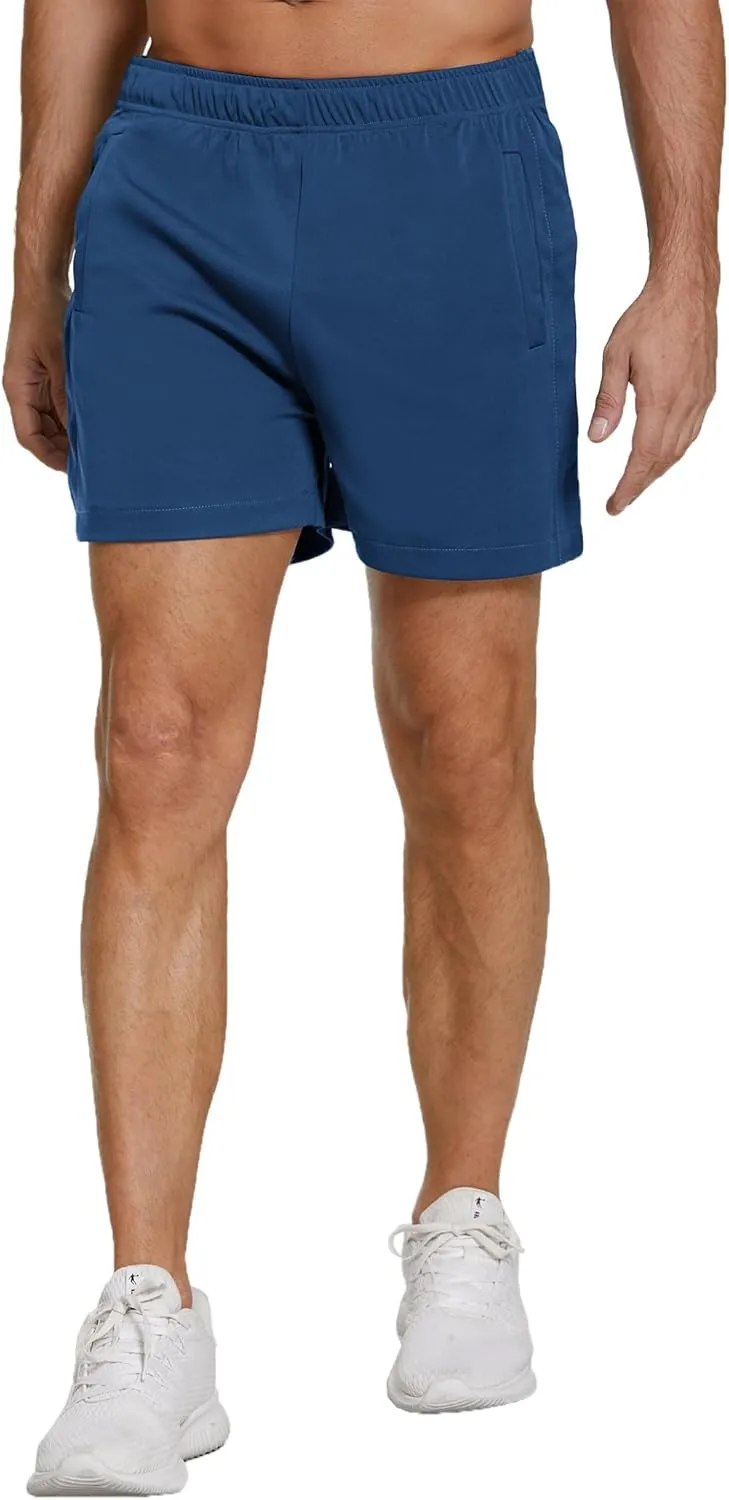 Deyeek Men's Snap Tear Away Athletic Shorts - Breakaway Adaptive Post Hip Knee Surgery Recovery With Pockets