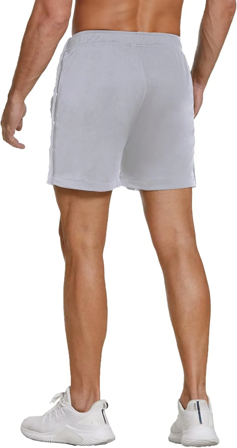 Deyeek Men's Snap Tear Away Athletic Shorts - Breakaway Adaptive Post Hip Knee Surgery Recovery With Pockets