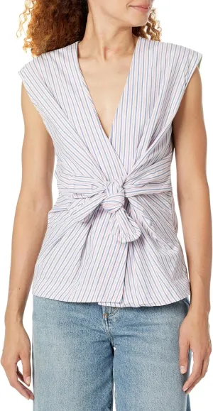 Diane von Furstenberg Rent the Runway Pre-Loved Taffy Waist Tie Top