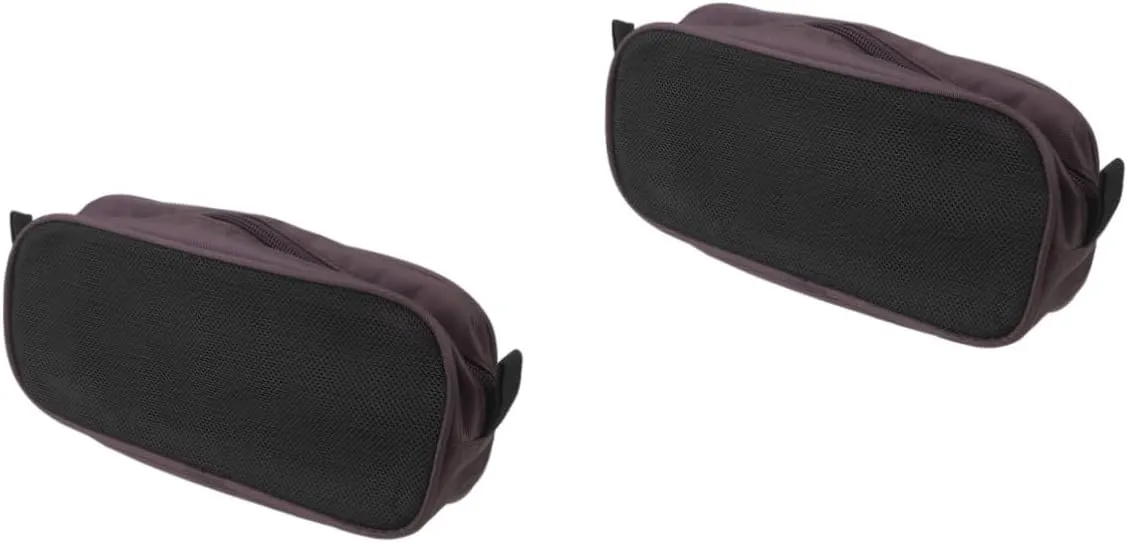 DOITOOL 2pcs Data Cable Charger Bag Travel Digital Carrying Pouch Storage Bag for Data Cable Power Supply