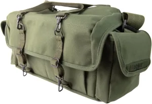 Domke F-1X Little Bit Bigger Canvas Camera Bag, Olive.
