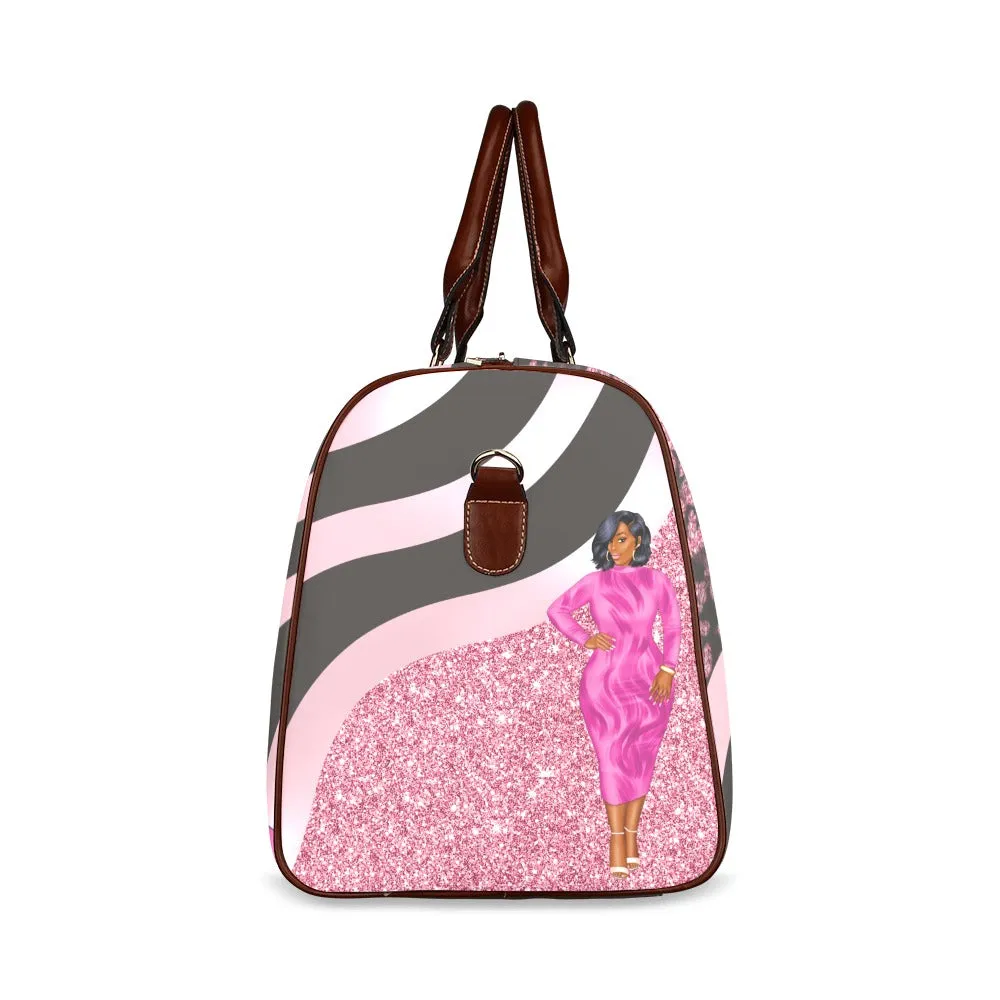 Don't Mind My Glam n' Sparkle Duffle Bag (Large)