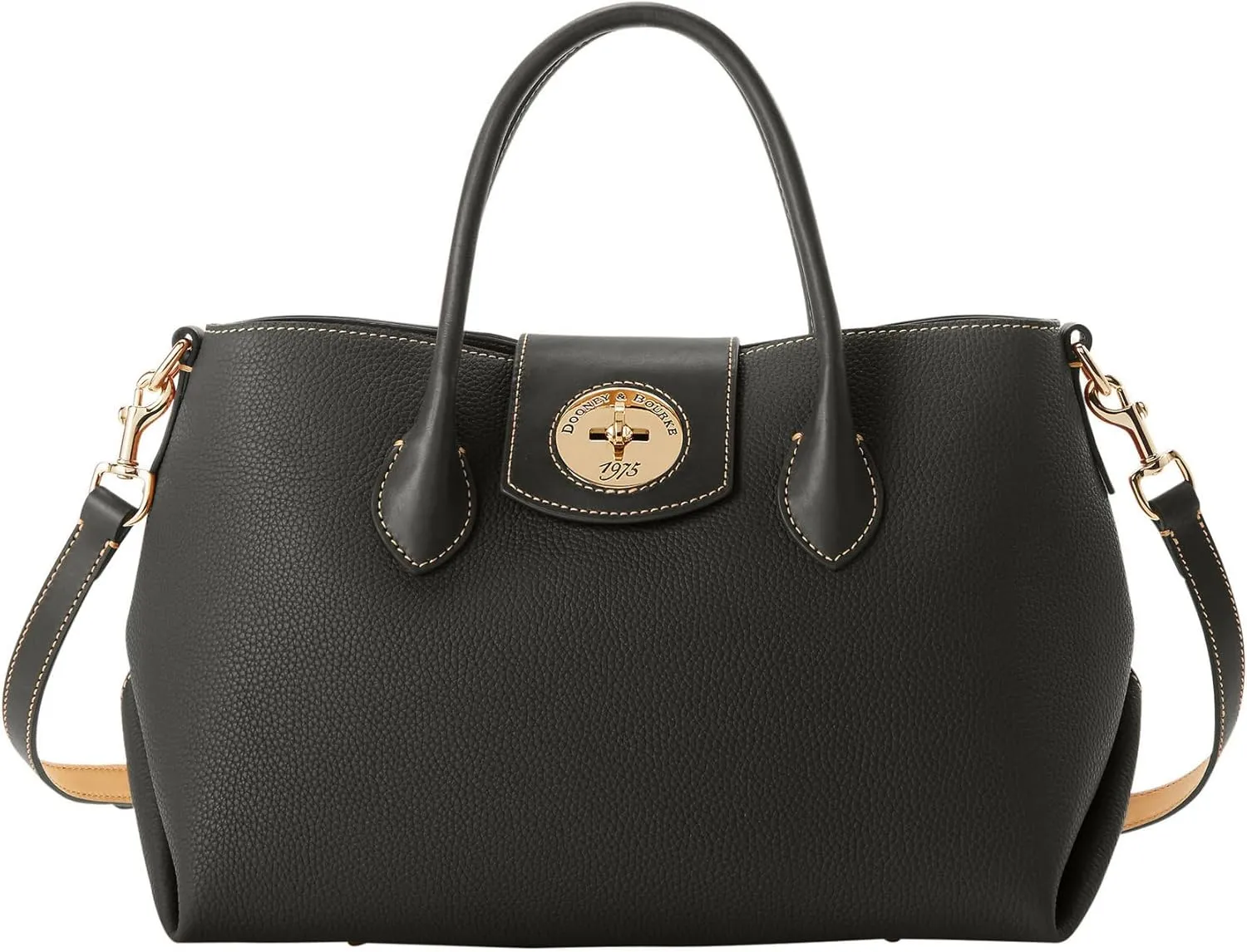 Dooney & Bourke Handbag, Pebble Turnlock Handle Tote 30