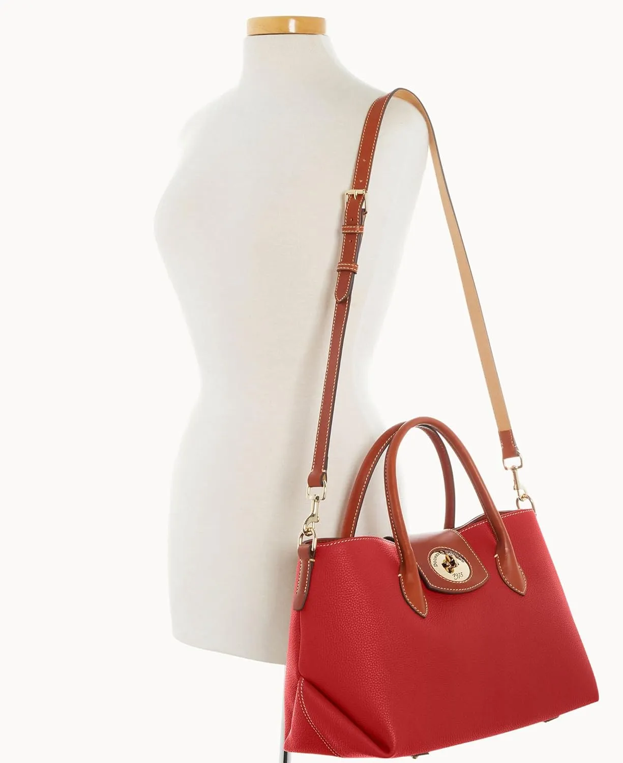 Dooney & Bourke Handbag, Pebble Turnlock Handle Tote 30