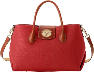 Dooney & Bourke Handbag, Pebble Turnlock Handle Tote 30