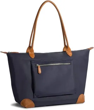 DORIS&JACKY Tote Bag For Women Large Lightweight Designer Leather Nylon Work Shoulder Bag And Foldable Travel Purse