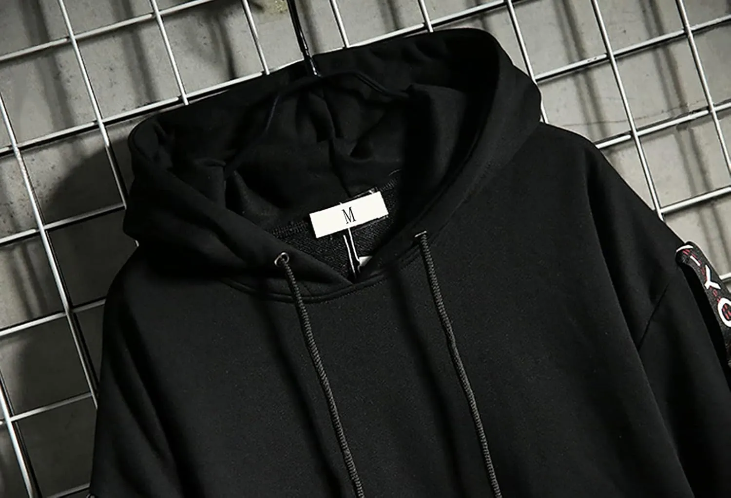 DUDHUH Mens Hoodie Fashion Pullover Letter Print Tracksuit Techwear Casual Coat Hip-Hop Sweatshirt