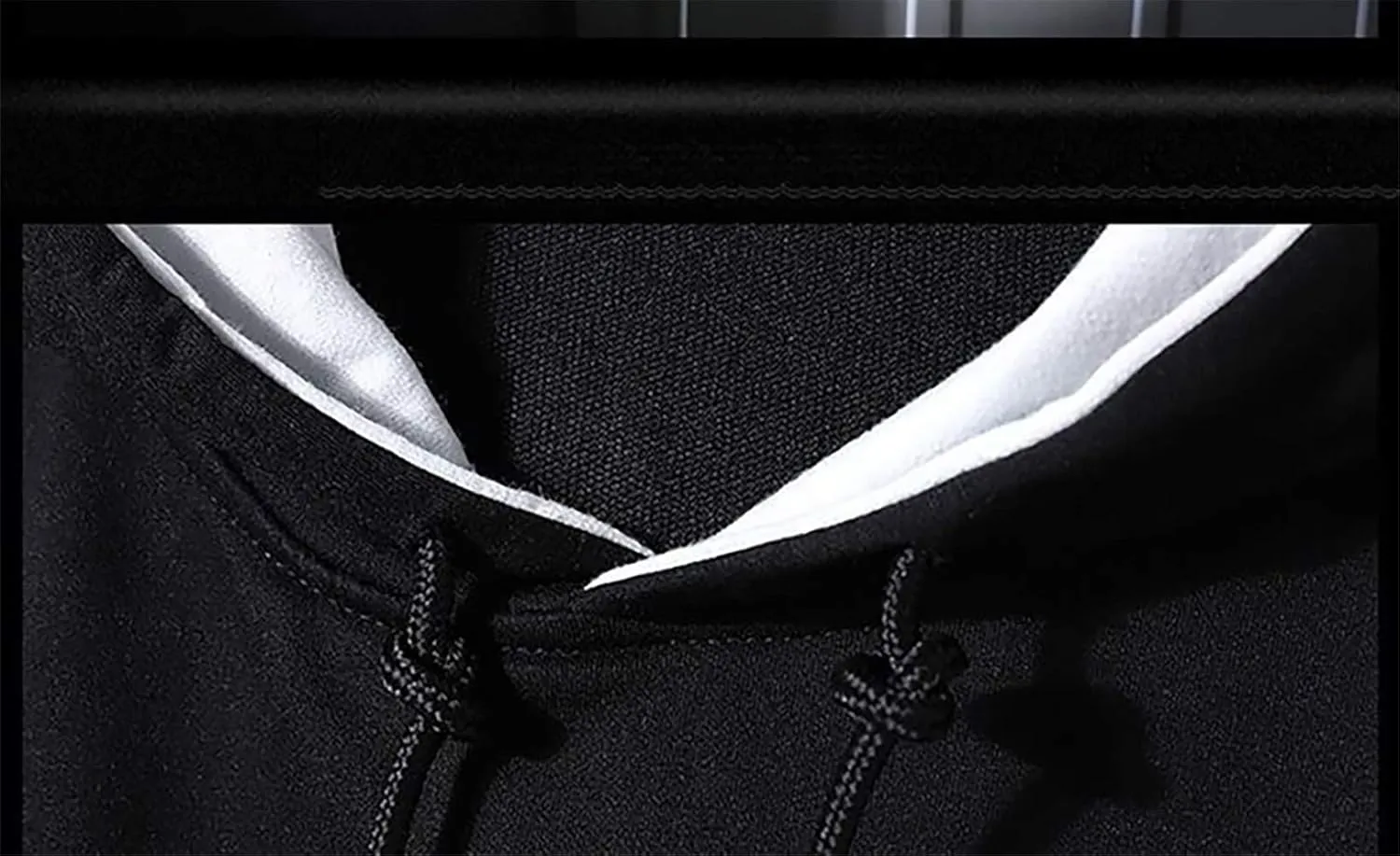 DUDHUH Mens Hoodie Fashion Pullover Letter Print Tracksuit Techwear Casual Coat Hip-Hop Sweatshirt