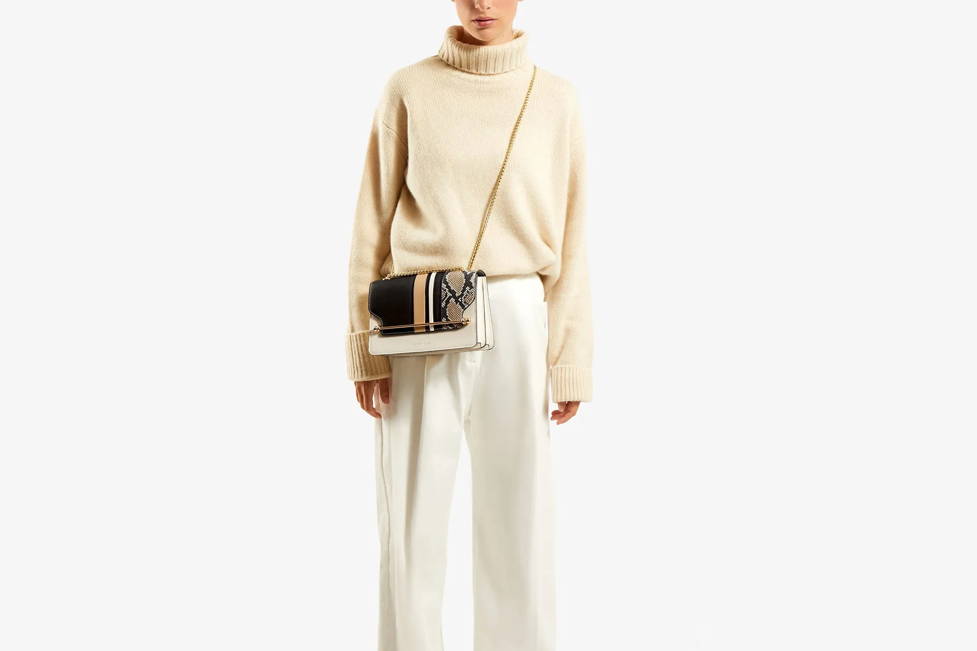 East/West - Vanilla/Black Striped