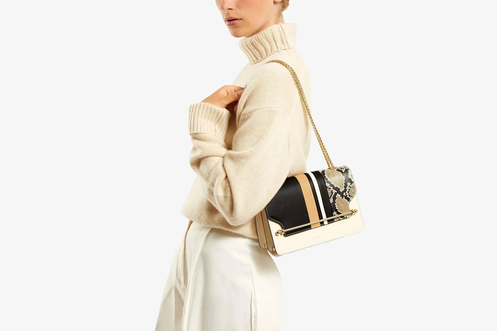 East/West - Vanilla/Black Striped