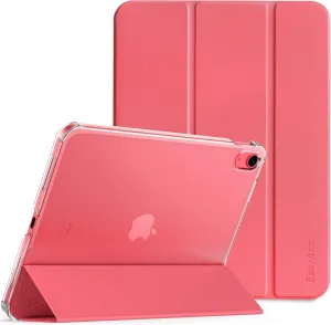 EasyAcc Case for iPad (A16) 11th/10th Generation 2025/2022 11/10.9 inch, Slim Hard Protective Cover for iPad 11/10 Gen, Models A3356/A3355/A2696/A2757/A2777, Watermelon Red